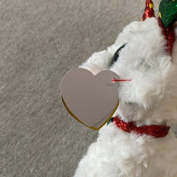 NWT Ty Beanie Boos Sugar the Christmas Holiday Dog 6" 2019 - Picture 14 of 14